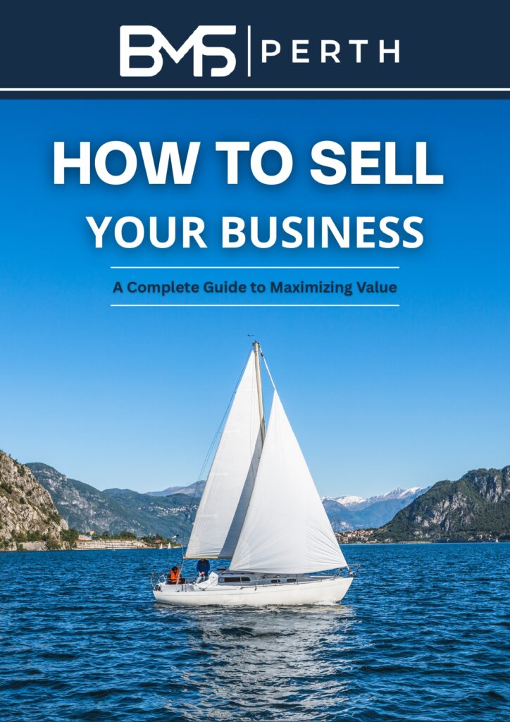 Cover of the How to Sell Your Business guide by BMS Perth